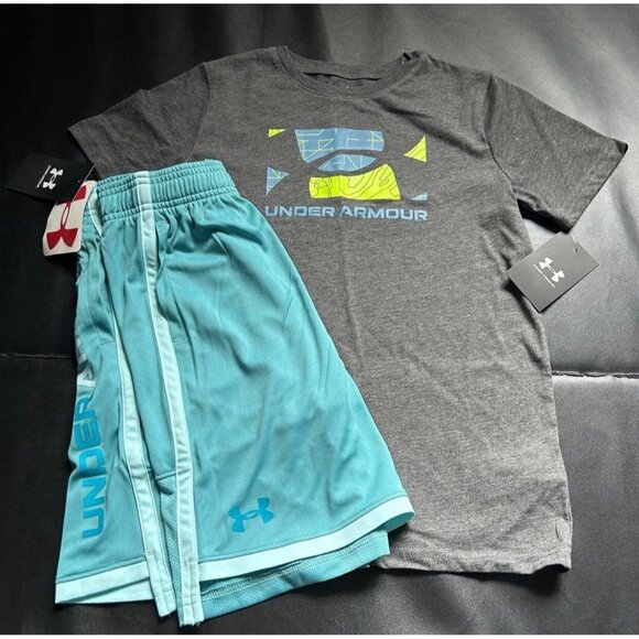 NWT Under Armour Athletic Set Boys Youth Size Medium - Picture 1 of 3